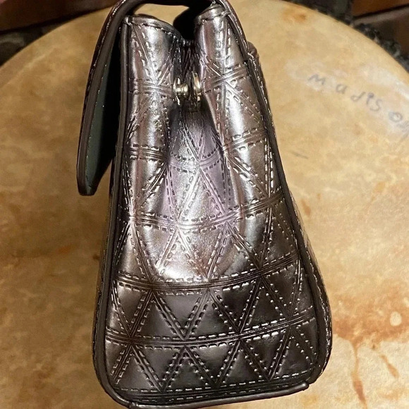 Michael Kors Top Handle Mini Leather Satchel - Picture 14 of 15